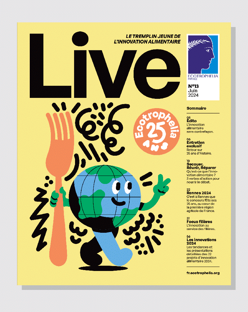 Magazine Live qui présente les projets et les partenaires d'Ecotrophelia 2014.
