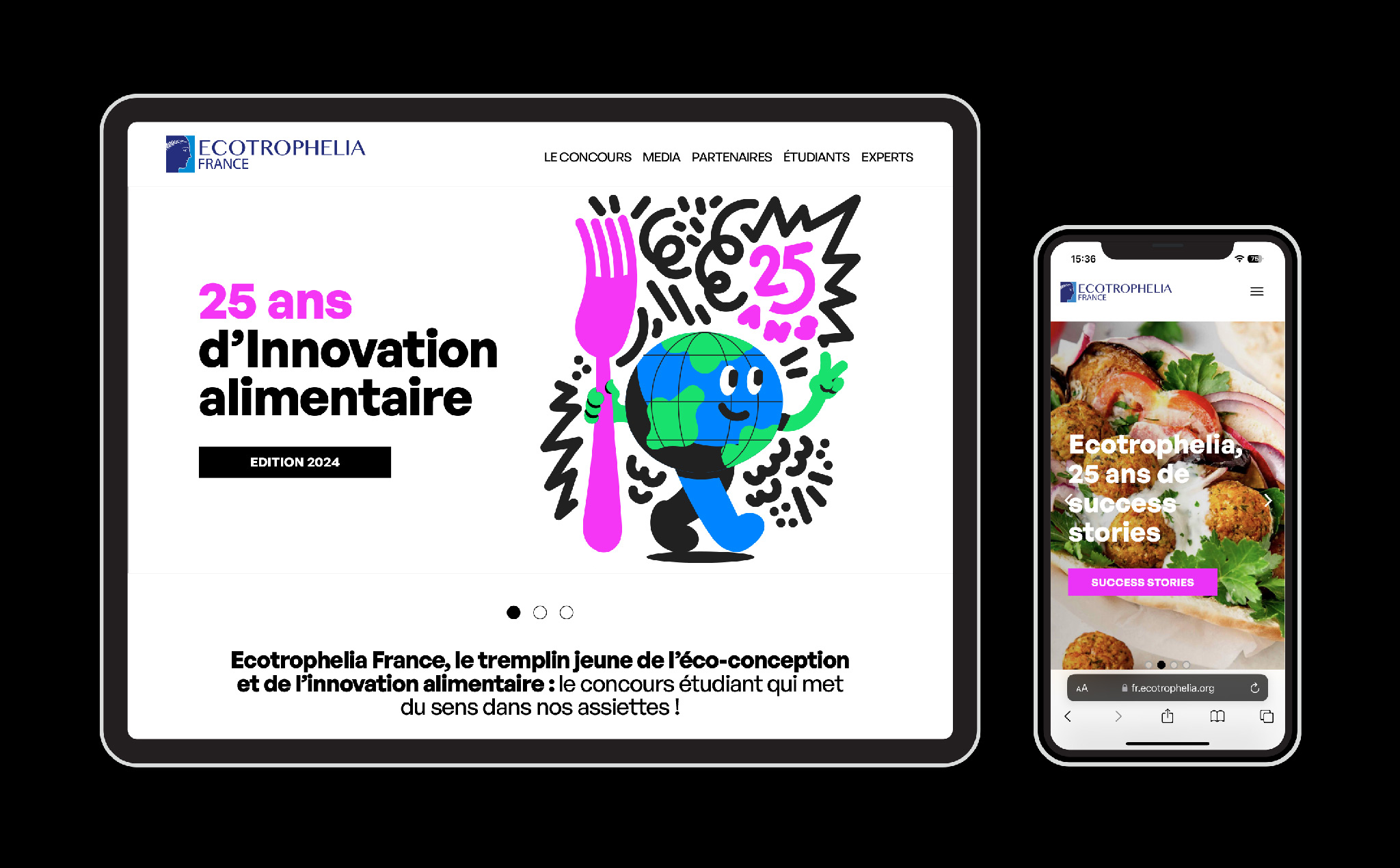 Le nouveau site Ecotrophelia France.