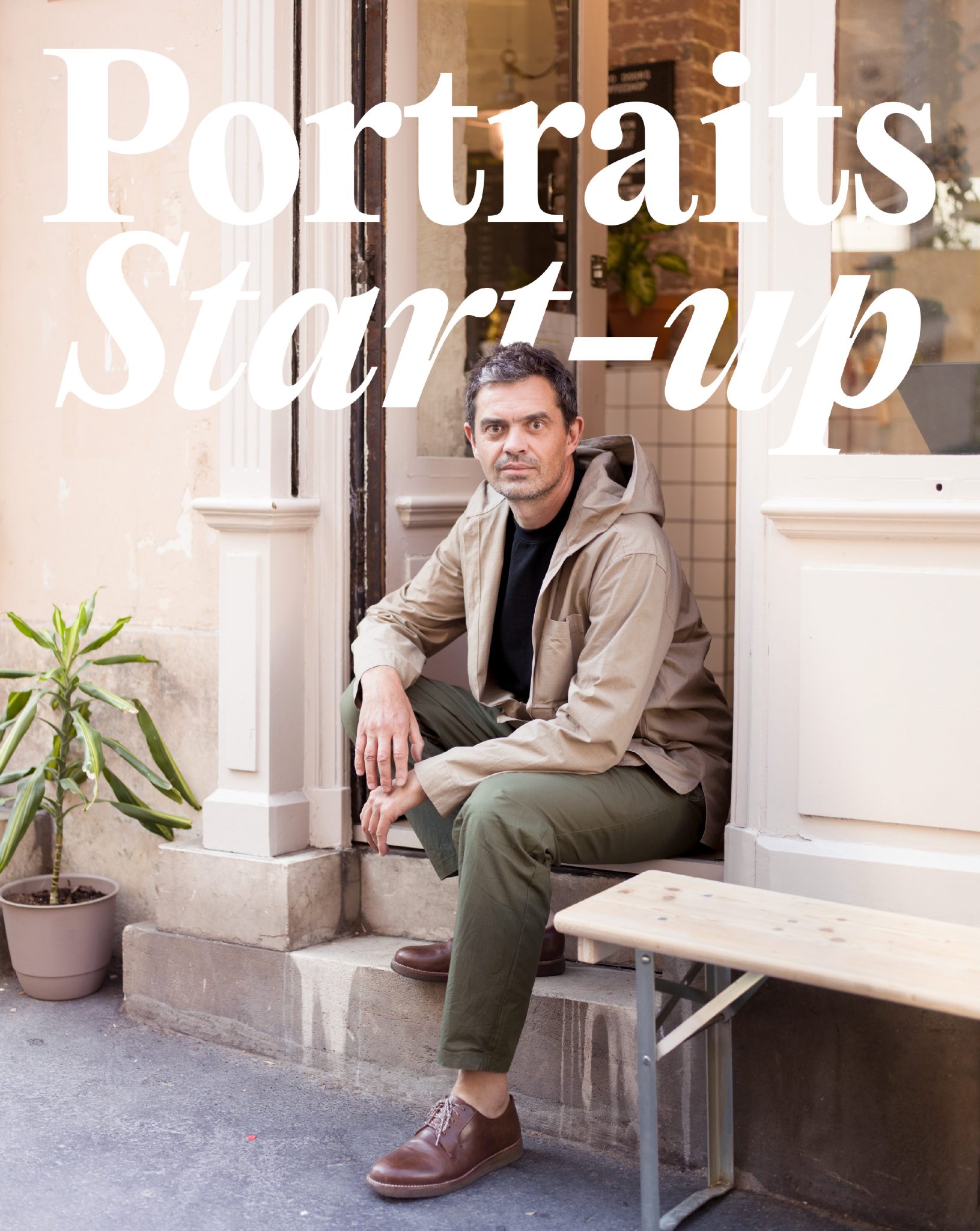 Portrait du fondateur de l'Atelier Polygraphe, par le photographe Matthieu Raffard