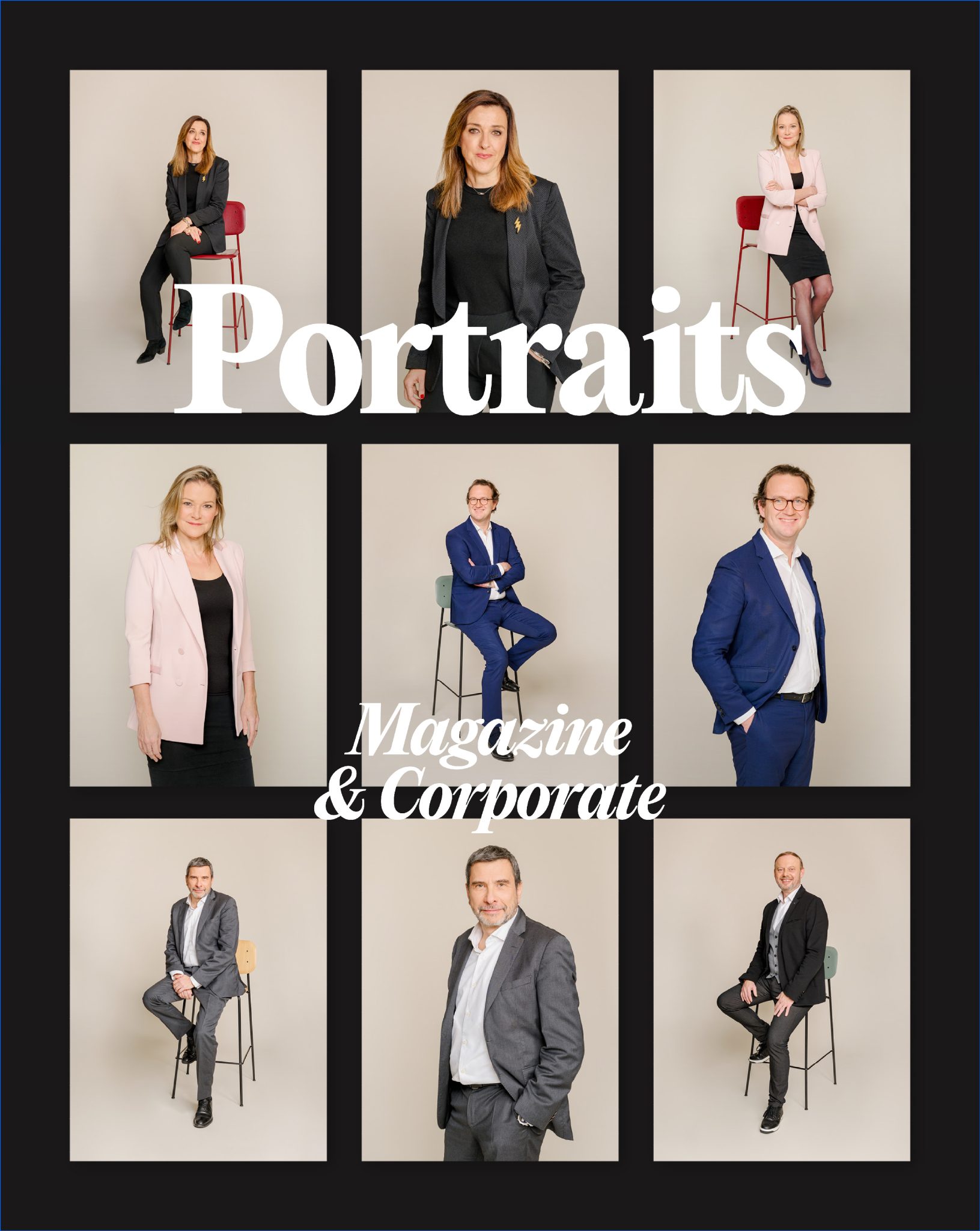 Production photographique : Portraits Magazine & Corporate